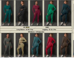 Set Deportivo NF Store Manga Larga y Legging HD257-6